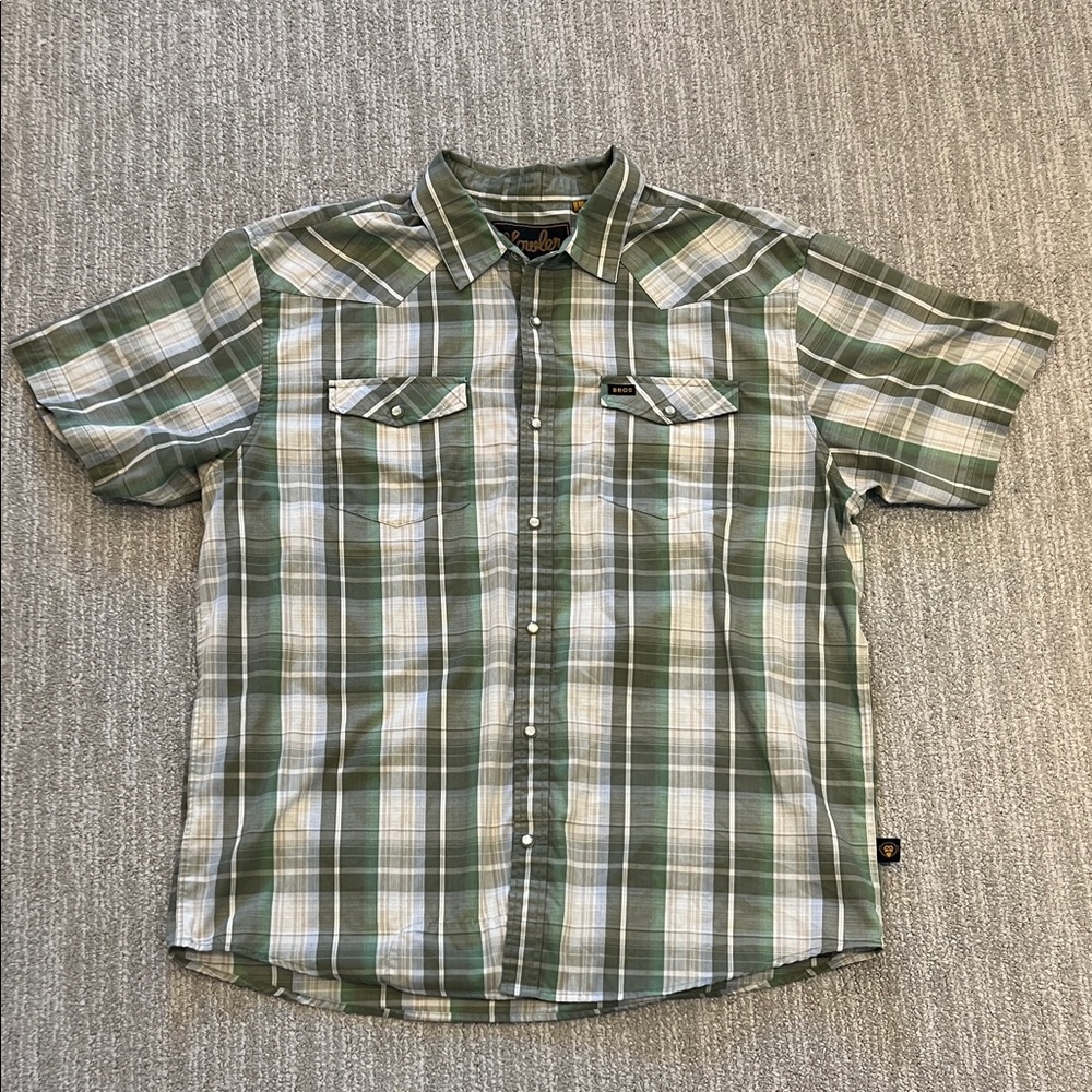 Howler Brothers Plaid H Bar B Snap Shirt